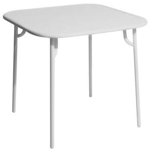 Petite Friture Week-end tuintafel 85x85 met dicht blad Pearl Grey