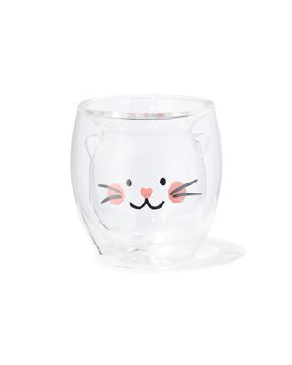 HEMA Glas Dubbelwandig 7.2x6.8cm Kat