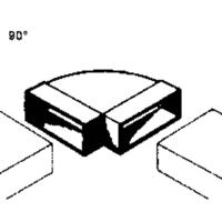 Wallair 20200112 Vlakkanaal ventilatiesysteem 100 Gebogen buis 90°