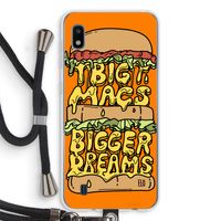 Big Macs Bigger Dreams: Samsung Galaxy A10 Transparant Hoesje met koord
