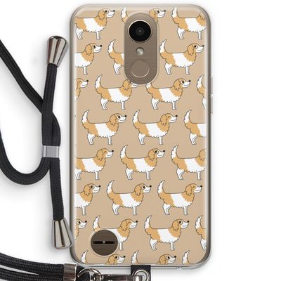 Doggy: LG K10 (2017) Transparant Hoesje met koord