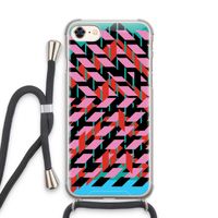 Skew Blush 2: iPhone 7 Transparant Hoesje met koord