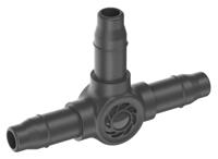 T-stuk 4,6mm (3/16 inch ) - Gardena