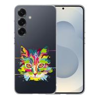 TPU Hoesje Samsung Galaxy S25 - Cat Color Backcover TPU Hoesje Samsung Galaxy S25 - Cat Color Backcover