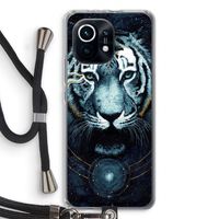 Darkness Tiger: Xiaomi Mi 11 Transparant Hoesje met koord