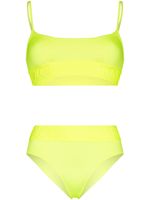 Dolce & Gabbana bikini à bande logo - Jaune