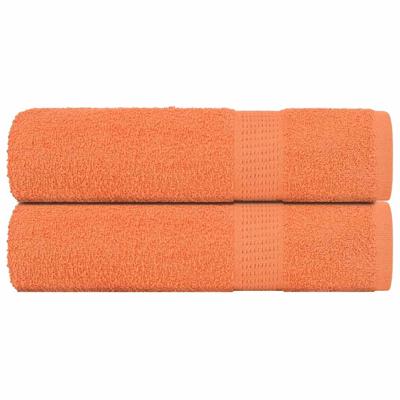 VidaXL Handdoeken 2 st 50x100 cm 360 g/m² 100% katoen oranje