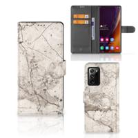 Samsung Galaxy Note20 Ultra | Bookcase | Marmer Beige Samsung Galaxy Note20 Ultra | Bookcase | Marmer Beige
