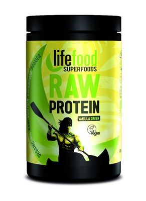 Lifefood Raw protein green vanilla bio (450 gr)