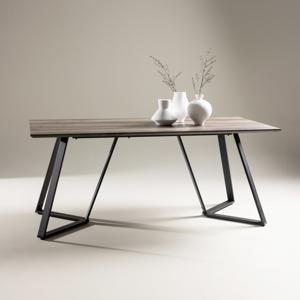 Nohr Eettafel Minta 180 x 90cm - Grijs/Zwart