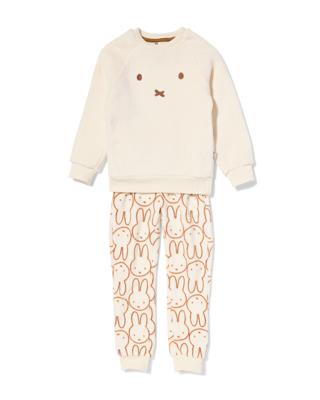 HEMA Nijntje Kinderpyjama Fleece Gebroken Wit (gebroken wit)
