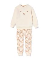 HEMA Nijntje Kinderpyjama Fleece Gebroken Wit (gebroken wit)