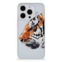 Smartphone hoesje iPhone 15 Pro Max Watercolor Tiger