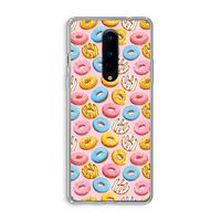 Pink donuts: OnePlus 8 Transparant Hoesje