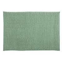 MSV Badkamerkleed/badmat tapijtje voor op de vloer - groen - 40 x 60 cm - Microvezel   -
