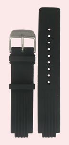 Horlogeband Certina C603007326 Rubber Zwart 12mm