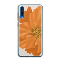 Orange Ellila flower: Samsung Galaxy A50 Transparant Hoesje