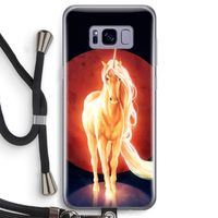 Last Unicorn: Samsung Galaxy S8 Transparant Hoesje met koord
