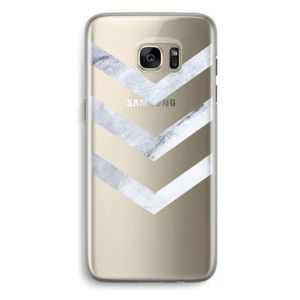 Marmeren pijlen: Samsung Galaxy S7 Edge Transparant Hoesje