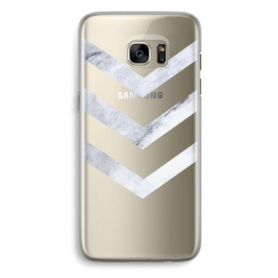 Marmeren pijlen: Samsung Galaxy S7 Edge Transparant Hoesje