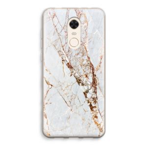 Goud marmer: Xiaomi Redmi 5 Transparant Hoesje