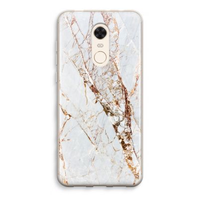 Goud marmer: Xiaomi Redmi 5 Transparant Hoesje