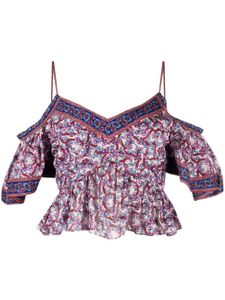 MARANT ÉTOILE blouse Garuva à fleurs - Tons neutres