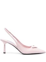 Prada escarpins à bride arrière - Rose