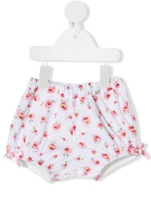 Patachou short bloomer à fleurs - Blanc