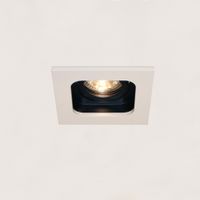 Artdelight Inbouwspot Moggio 1 lichts GU10 wit zwart Artdelight Inbouwspot Moggio 1 lichts GU10 wit zwart