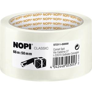 Nopi Classic 57211 Pakband Transparant (l x b) 66 m x 50 mm 1 stuk(s)