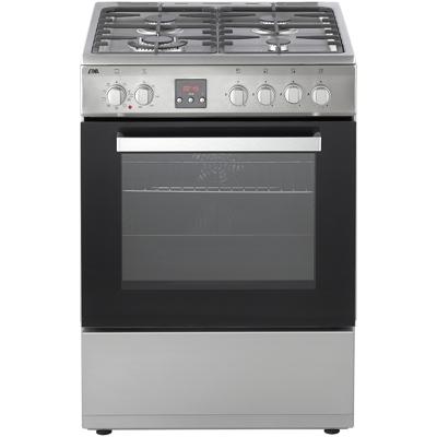 EtnaFGV760RVS Gasfornuis Grijs