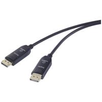 Renkforce RF-6117768 DisplayPort-kabel Glasvezel / DisplayPort Aansluitkabel DisplayPort-stekker, DisplayPort-stekker 15.00 m Zwart 8K UHD - thumbnail