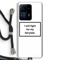 Fight for my fairytale: Xiaomi Mi Mix 4 Transparant Hoesje met koord