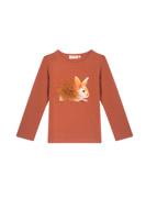 Someone Meisjes t-shirt LS - Cognac