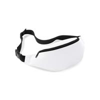 Heuptasje/buideltasje - 1x - wit - 38 cm - festivaltasjes - Reis/vakantie/wandel tasje