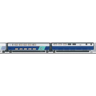 Märklin 043443 Set 3 extra rijtuigen voor de TGV Euroduplex van de SNCF, set van 2 stuks Set 3