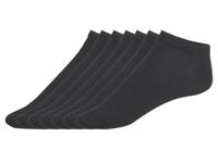 esmara 7 paar dames sneakersokken (Zwart, 35-38)