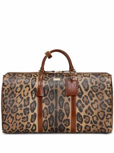 Dolce & Gabbana sac de voyage Crespo médium à imprimé léopard - Marron