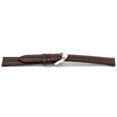 Horlogeband Universeel HI030-XL Leder Bruin 24mm