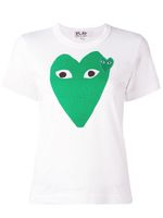 Comme Des Garçons Play logo print T-shirt - Blanc - thumbnail