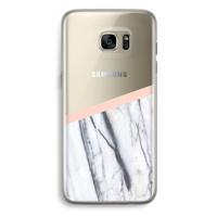 A touch of peach: Samsung Galaxy S7 Edge Transparant Hoesje