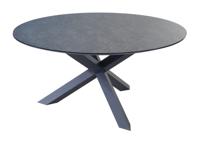 Rotonda tuintafel 120 cm rond antraciet