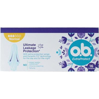 OB Tampons extra protect normal