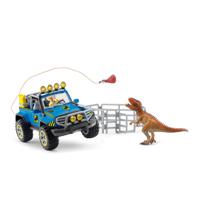 schleich Dinosaurs Terreinwagen met dino-buitenposten - 41464 - thumbnail