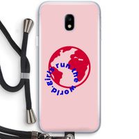 Run The World: Samsung Galaxy J3 (2017) Transparant Hoesje met koord