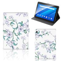 Lenovo Tab E10 Uniek Tablet Cover Blossom White Lenovo Tab E10 Uniek Tablet Cover Blossom White