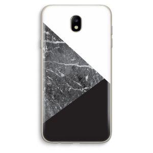 Combinatie marmer: Samsung Galaxy J7 (2017) Transparant Hoesje