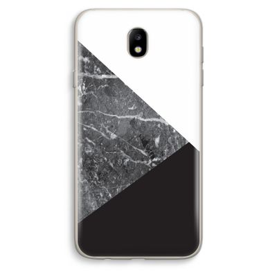 Combinatie marmer: Samsung Galaxy J7 (2017) Transparant Hoesje