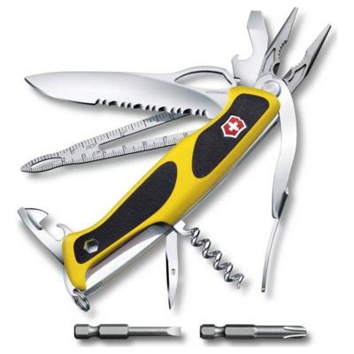 Victorinox RangerGrip 0.9798.MWC8 Zwitsers zakmes Aantal functies 21 Geel, Zwart